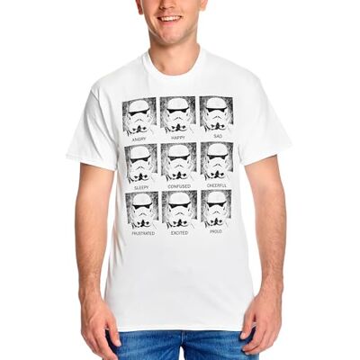 Elbenwald Star Wars T-shirt met motieven zoals Darth Vader Dog Walker, Anakin Legends en nog veel meer, 100% katoen XL Elbenwald Star Wars T-shirt met motieven zoals Darth Vader Dog Walker, Anakin Legends en nog veel meer, 100% katoen XL
