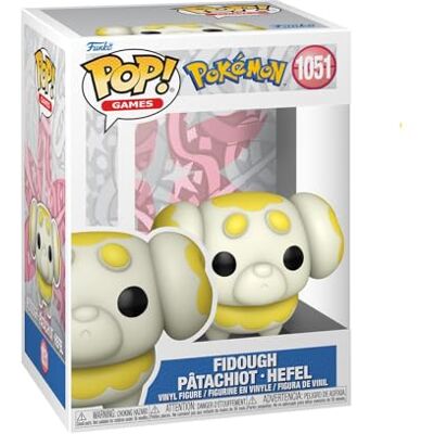 Funko Pop! Games: Pokémon, Fidough, vinyl verzamelfiguur, cadeau-idee, officieel product, speelgoed voor kinderen en volwassenen, videogames, fans, figuur voor verzamelaars Funko Pop! Games: Pokémon, Fidough, vinyl verzamelfiguur, cadeau-idee, officieel product, speelgoed voor kinderen en volwassenen, videogames, fans, figuur voor verzamelaars