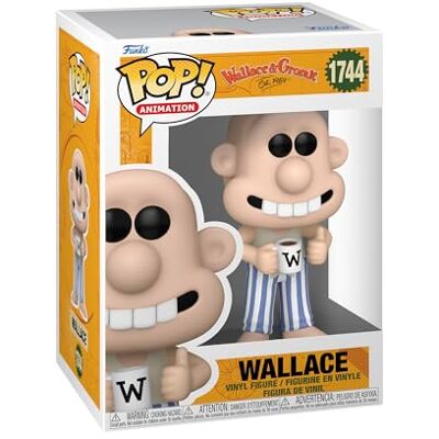 Funko Pop! Films: Wallace in Pajamas & Gromit Wallace in Pajamas in Pajamas Wallace and Gromit Vinyl verzamelfiguur Geschenkidee Officiële merchandising Films Fans Funko Pop! Films: Wallace in Pajamas & Gromit Wallace in Pajamas in Pajamas Wallace and Gromit Vinyl verzamelfiguur Geschenkidee Officiële merchandising Films Fans