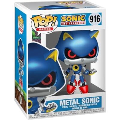 Funko Pop! Games: Sonic The Hedgehog Metal Sonic The Hedgehog Vinyl Figuur om te verzamelen Cadeau-idee Officiële Producten Speelgoed voor Kinderen en Volwassenen Games Fans Funko Pop! Games: Sonic The Hedgehog Metal Sonic The Hedgehog Vinyl Figuur om te verzamelen Cadeau-idee Officiële Producten Speelgoed voor Kinderen en Volwassenen Games Fans
