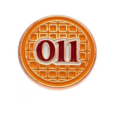 Pyramid Stranger Things Emaille Badge met Eggo Wafel en 011 (2,5 cm) Officieel product Pyramid Stranger Things Emaille Badge met Eggo Wafel en 011 (2,5 cm) Officieel product