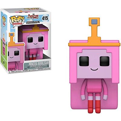 Funko POP! Vinyl: Adventure Time/Minecraft: Princess Bubblegum Vinyl verzamelfiguur Cadeau-idee Officieel product Speelgoed voor kinderen en volwassenen TV Fans Funko POP! Vinyl: Adventure Time/Minecraft: Princess Bubblegum Vinyl verzamelfiguur Cadeau-idee Officieel product Speelgoed voor kinderen en volwassenen TV Fans