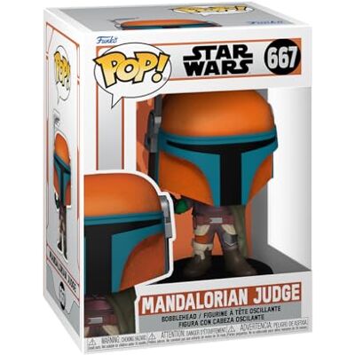 Funko Pop! Star Wars: MND S9- Mandalorian Judge Macaroon Star Wars: The Mandalorian Vinyl figuur om te verzamelen Cadeau-idee Officiële Producten Speelgoed voor kinderen en Volwassenen Funko Pop! Star Wars: MND S9- Mandalorian Judge Macaroon Star Wars: The Mandalorian Vinyl figuur om te verzamelen Cadeau-idee Officiële Producten Speelgoed voor kinderen en Volwassenen