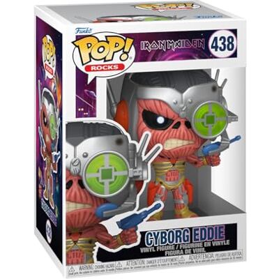 Funko Pop! Rocks: Iron Maiden, Cyborg, verzamelfiguur, vinyl figuur, cadeau-idee, officieel product, speelgoed voor kinderen en volwassenen, muziekfans, verzamel- en tentoonstellingsfiguur Funko Pop! Rocks: Iron Maiden, Cyborg, verzamelfiguur, vinyl figuur, cadeau-idee, officieel product, speelgoed voor kinderen en volwassenen, muziekfans, verzamel- en tentoonstellingsfiguur