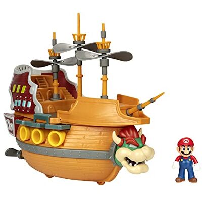 Super Mario Playset Deluxe Aeronave Bowser Nintendo Super Mario Playset Deluxe Aeronave Bowser Nintendo