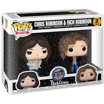 Funko Pop Rocks: The Black Crowes 2PK, Chris Robinson, verzamelfiguur, vinyl figuur, cadeau-idee, officieel product, speelgoed voor kinderen en volwassenen, muziekfans Funko Pop Rocks: The Black Crowes 2PK, Chris Robinson, verzamelfiguur, vinyl figuur, cadeau-idee, officieel product, speelgoed voor kinderen en volwassenen, muziekfans
