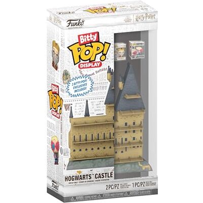 Funko Bitty POP! Display: Harry Potter Kasteel van Zweinstein Albus Perkamentus en Luna Lovegood™ en kan in totaal 18 personages en een verrassingsmysterie minifiguur tonen Funko Bitty POP! Display: Harry Potter Kasteel van Zweinstein Albus Perkamentus en Luna Lovegood™ en kan in totaal 18 personages en een verrassingsmysterie minifiguur tonen