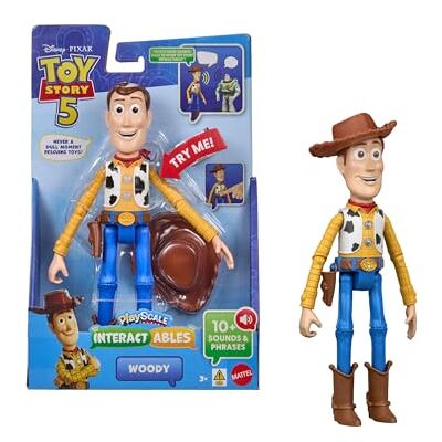 Mattel Disney Pixar Interactieve figuren Toy Story 5 18 cm met replica's en dialogen uit de film, JKV25 Mattel Disney Pixar Interactieve figuren Toy Story 5 18 cm met replica's en dialogen uit de film, JKV25