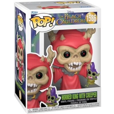 Funko Pop! Disney: BC Horned King With Creeper The Black Cauldron Vinyl verzamelfiguur Cadeau-idee Officieel product Speelgoed voor kinderen en volwassenen Filmfans Funko Pop! Disney: BC Horned King With Creeper The Black Cauldron Vinyl verzamelfiguur Cadeau-idee Officieel product Speelgoed voor kinderen en volwassenen Filmfans