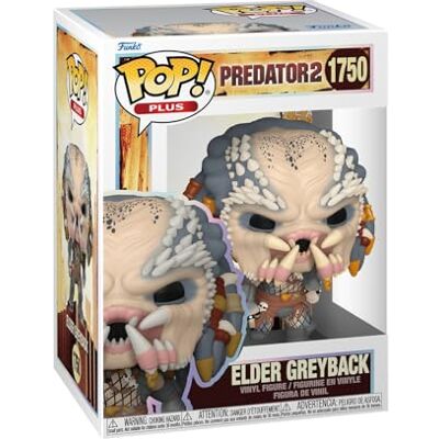 Funko Pop! Plus: Predator Elder Greyback Predator Classic Vinyl verzamelfiguur Cadeau-idee Officieel product Speelgoed voor kinderen en volwassenen Filmfans Funko Pop! Plus: Predator Elder Greyback Predator Classic Vinyl verzamelfiguur Cadeau-idee Officieel product Speelgoed voor kinderen en volwassenen Filmfans