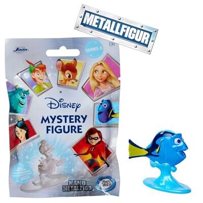 Jada Toys Disney-figuur (1 Mystery figuur in blinde verpakking) 1 verrassingsverzamelfiguur bestaande uit 12 Disney-figuren, nano-figuur van metaal (ca. 4 cm) voor kinderen en fans Jada Toys Disney-figuur (1 Mystery figuur in blinde verpakking) 1 verrassingsverzamelfiguur bestaande uit 12 Disney-figuren, nano-figuur van metaal (ca. 4 cm) voor kinderen en fans