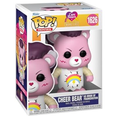 Funko Pop! Movies: UMxCB Cheer Bear Bride Of Frankenstein Universele monsters Vinyl figuur om te verzamelen Cadeau-idee Officieel product Speelgoed voor kinderen en volwassenen Filmfans Funko Pop! Movies: UMxCB Cheer Bear Bride Of Frankenstein Universele monsters Vinyl figuur om te verzamelen Cadeau-idee Officieel product Speelgoed voor kinderen en volwassenen Filmfans