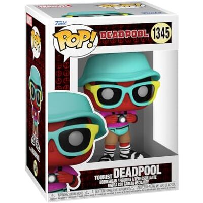 Funko Pop! Marvel: Deadpool Toerist Vinyl figuur om te verzamelen Cadeau-idee Officiële Producten Speelgoed voor Kinderen en Volwassenen Marvel Fans Funko Pop! Marvel: Deadpool Toerist Vinyl figuur om te verzamelen Cadeau-idee Officiële Producten Speelgoed voor Kinderen en Volwassenen Marvel Fans