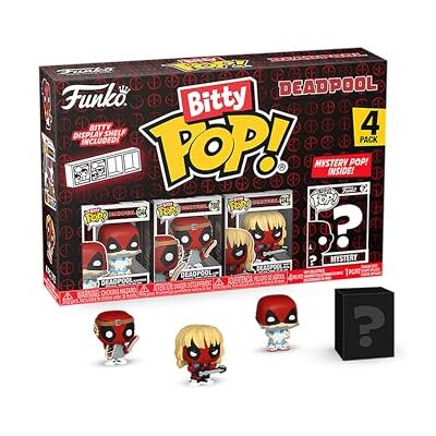 Funko Bitty Pop Deadpool Sleepover figuur 4 stuks Funko Bitty Pop Deadpool Sleepover figuur 4 stuks