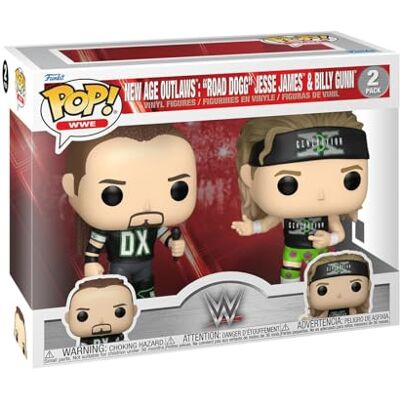 Funko Pop! WWE New Age Outlaws Road Dogg Jesse James 2PK Vinyl verzamelfiguur Cadeau-idee Officieel product Speelgoed voor kinderen en volwassenen Sportfans Funko Pop! WWE New Age Outlaws Road Dogg Jesse James 2PK Vinyl verzamelfiguur Cadeau-idee Officieel product Speelgoed voor kinderen en volwassenen Sportfans