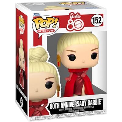 Funko Pop! Vinyl: Retro Toy S9 Mattel 80th Anniversary Barbie Vinyl verzamelfiguur Cadeau-idee Officieel product Speelgoed voor kinderen en volwassenen Ad Icons Fans Funko Pop! Vinyl: Retro Toy S9 Mattel 80th Anniversary Barbie Vinyl verzamelfiguur Cadeau-idee Officieel product Speelgoed voor kinderen en volwassenen Ad Icons Fans