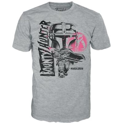 Funko : Boxed Tee: The Mandalorian Mando XL Funko : Boxed Tee: The Mandalorian Mando XL