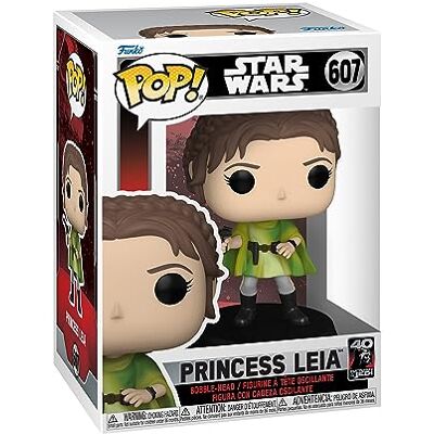 Funko Pop! Star Wars: Return of The Jedi 40th Leia (BH) Vinyl figuur om te verzamelen Speelgoed voor kinderen en volwassenen Model voor verzamelaars en displays Funko Pop! Star Wars: Return of The Jedi 40th Leia (BH) Vinyl figuur om te verzamelen Speelgoed voor kinderen en volwassenen Model voor verzamelaars en displays