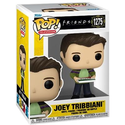 Funko Pop! TV: Friends Joey Tribbiani with Pizza- Vinyl Figuur om te verzamelen Cadeau-idee Officiële Producten Speelgoed voor Kinderen en Volwassenen TV Fans Funko Pop! TV: Friends Joey Tribbiani with Pizza- Vinyl Figuur om te verzamelen Cadeau-idee Officiële Producten Speelgoed voor Kinderen en Volwassenen TV Fans