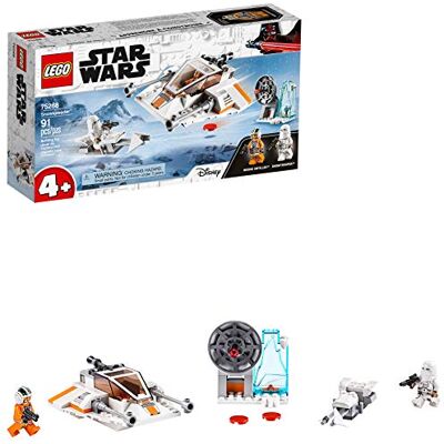 Lego Star Wars, Snowspeeder en speeder bike, speelset met startbases voor kleuters, 119-delig, 75268 Lego Star Wars, Snowspeeder en speeder bike, speelset met startbases voor kleuters, 119-delig, 75268