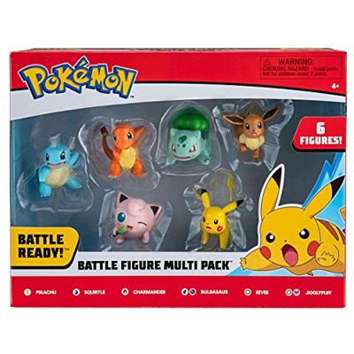 Pokémon Pokemon Bandai figuren, 6 stuks Pokémon Pokemon Bandai figuren, 6 stuks