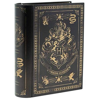 Paladone Metalen spaarpot Harry Potter Officieel gelicentieerde muntendoos in boekvorm, cadeau voor Harry Potter-fans en decoratie Paladone Metalen spaarpot Harry Potter Officieel gelicentieerde muntendoos in boekvorm, cadeau voor Harry Potter-fans en decoratie