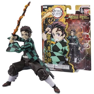 BANDAI Ultimate Legends HD Demon Slayer figuur 12 cm Tanjiro Hinokami Kagura Officiële licentie Demon Slayer Tanjiro actiefiguur Speelgoed voor kinderen vanaf 4 jaar VE88969 BANDAI Ultimate Legends HD Demon Slayer figuur 12 cm Tanjiro Hinokami Kagura Officiële licentie Demon Slayer Tanjiro actiefiguur Speelgoed voor kinderen vanaf 4 jaar VE88969