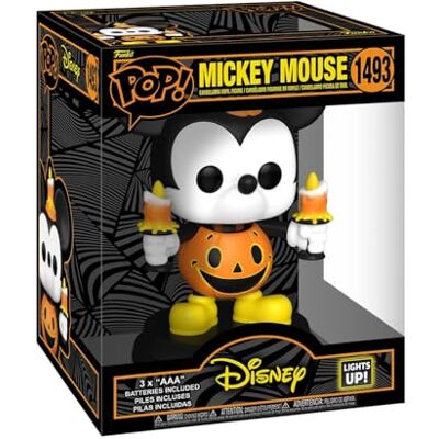 Funko Pop! Super Disney Mickey Mouse (SFX) Lights and Sounds Vinyl figuur om te verzamelen Speelgoed voor kinderen en volwassenen Model voor verzamelaars en displays Funko Pop! Super Disney Mickey Mouse (SFX) Lights and Sounds Vinyl figuur om te verzamelen Speelgoed voor kinderen en volwassenen Model voor verzamelaars en displays