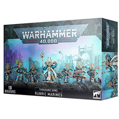Games Workshop Warhammer 40k Thousand Sons Rubric Marines 99120102063 M zwart Games Workshop Warhammer 40k Thousand Sons Rubric Marines 99120102063 M zwart