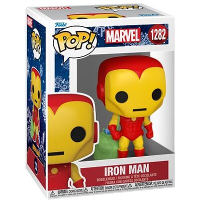 Funko Pop Marvel Holiday- Iron Man W/Bag Vin Fig (C: 1-1-2) Funko Pop Marvel Holiday- Iron Man W/Bag Vin Fig (C: 1-1-2)