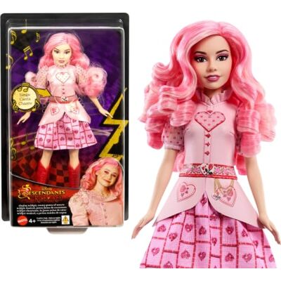 Mattel Disney Descendants: The Rise of Red Singing Bridget, jonge koningin van het hart, pop in op de film geïnspireerde kleding, zingt "Shuffle of Love" in het Engels Mattel Disney Descendants: The Rise of Red Singing Bridget, jonge koningin van het hart, pop in op de film geïnspireerde kleding, zingt "Shuffle of Love" in het Engels