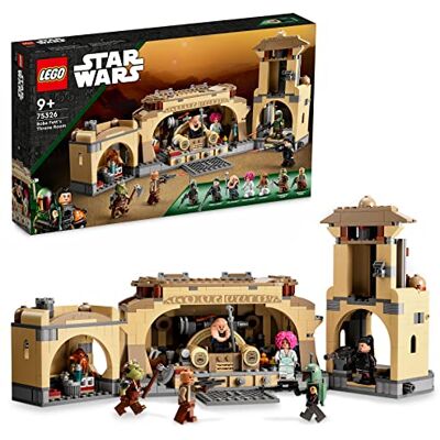 Lego 75326 Star Wars Boba Fett's Troon Kamer Bouwbaar Speelgoed Voor Kinderen Vanaf 9 Jaar Oud met Jabba's Paleis & 7 Minifiguren Lego 75326 Star Wars Boba Fett's Troon Kamer Bouwbaar Speelgoed Voor Kinderen Vanaf 9 Jaar Oud met Jabba's Paleis & 7 Minifiguren