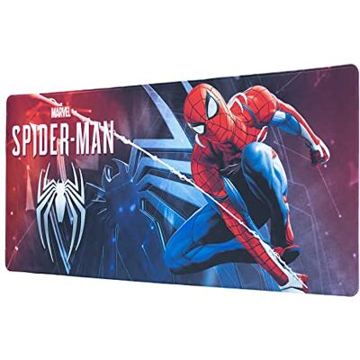 Grupo Erik Spider-Man XXL muismat bureaumat 80 x 35 cm, officieel gelicentieerd product bureauonderlegger, pc-accessoires, gaming-muismat Grupo Erik Spider-Man XXL muismat bureaumat 80 x 35 cm, officieel gelicentieerd product bureauonderlegger, pc-accessoires, gaming-muismat