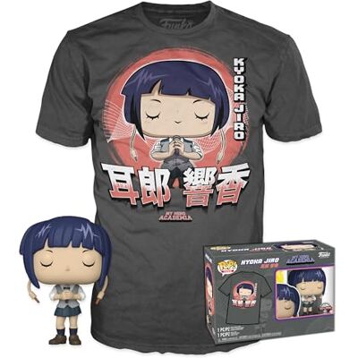 Funko Pop! & Tee: HA Jirou with Mic with IC Medium My Hero Academia T-shirt Kleding met een Vinyl Figuur om te verzamelen Cadeau-idee Speelgoed en Top met korte mouwen Funko Pop! & Tee: HA Jirou with Mic with IC Medium My Hero Academia T-shirt Kleding met een Vinyl Figuur om te verzamelen Cadeau-idee Speelgoed en Top met korte mouwen