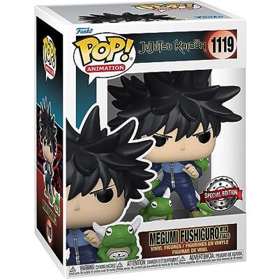 Funko Pop! & Buddy: JJK Megumi Fushiguro with Toads Jujutsu Kaisen Vinyl figuur om te verzamelen Cadeau-idee Officiële Producten Speelgoed voor Kinderen en Volwassenen Anime Fans Funko Pop! & Buddy: JJK Megumi Fushiguro with Toads Jujutsu Kaisen Vinyl figuur om te verzamelen Cadeau-idee Officiële Producten Speelgoed voor Kinderen en Volwassenen Anime Fans
