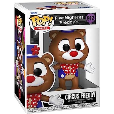 Funko Pop! Games: Five Nights at Freddy's (FNAF) SB Circus Freddy Fazbear Vinyl figuur om te verzamelen cadeau-idee Funko Pop! Games: Five Nights at Freddy's (FNAF) SB Circus Freddy Fazbear Vinyl figuur om te verzamelen cadeau-idee