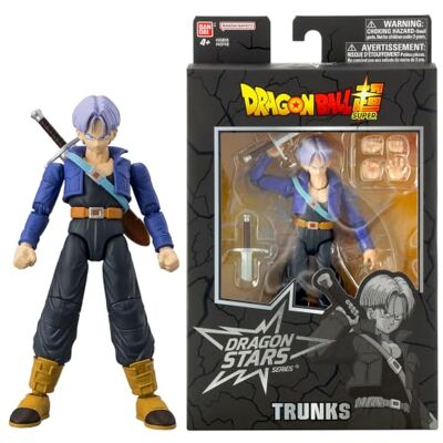 BANDAI Dragon Ball Figurine d'action de Trunks Futur 17 cm Inspirée de la série TV Dragon Articulée et multicolore Modèle 40740 BANDAI Dragon Ball Figurine d'action de Trunks Futur 17 cm Inspirée de la série TV Dragon Articulée et multicolore Modèle 40740