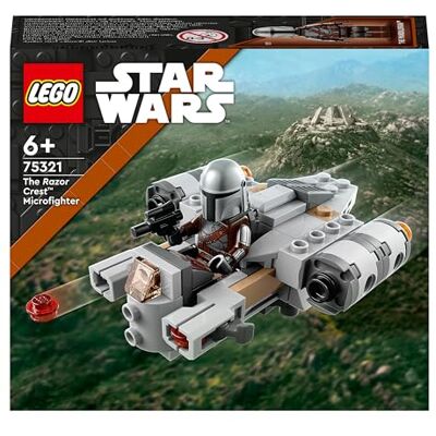 Lego 75321 Star Wars Microfighter Razor Crest, bouwspeelgoed voor kinderen vanaf 6 jaar, ruimteschip en minifiguur Mandalorian Lego 75321 Star Wars Microfighter Razor Crest, bouwspeelgoed voor kinderen vanaf 6 jaar, ruimteschip en minifiguur Mandalorian