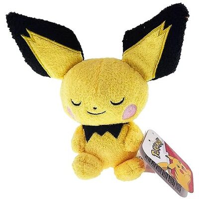 Pokémon Pokemon Pichu Sleeping Plush 15,7 cm Veelkleurig Pokémon Pokemon Pichu Sleeping Plush 15,7 cm Veelkleurig