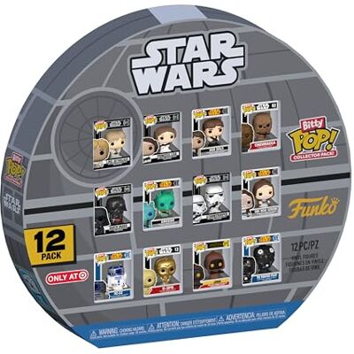 Funko Bitty Pop! Star Wars: A New Hope – 12 stuks multipack – 2,2 cm verzamelbaar – stapelbaar rek inbegrepen – idee voor verrassingstas – taartdecoratie Funko Bitty Pop! Star Wars: A New Hope – 12 stuks multipack – 2,2 cm verzamelbaar – stapelbaar rek inbegrepen – idee voor verrassingstas – taartdecoratie