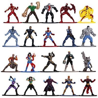 Jada Toys 253225010 Wave 3 Iron Marvel Nano verzamelfiguren, golf 3-4 cm, meerkleurig, één maat Jada Toys 253225010 Wave 3 Iron Marvel Nano verzamelfiguren, golf 3-4 cm, meerkleurig, één maat