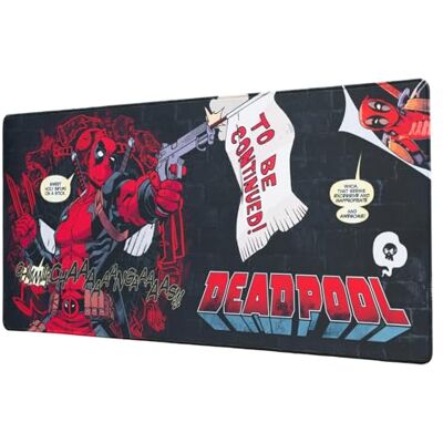 Grupo Erik XXL muismat Marvel Deadpool Gifts Gaming bureauonderlegger 80 x 35,1 cm toetsenbord en muismat van antislip rubber speelcadeaus voor gamers Grupo Erik XXL muismat Marvel Deadpool Gifts Gaming bureauonderlegger 80 x 35,1 cm toetsenbord en muismat van antislip rubber speelcadeaus voor gamers