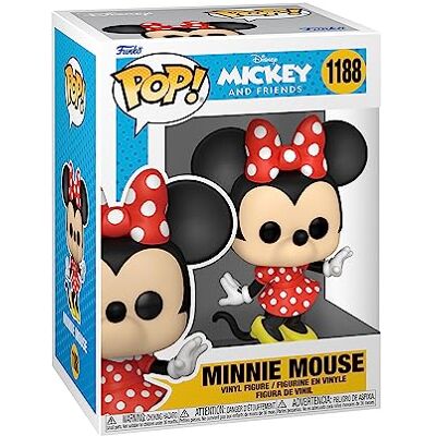 Funko Pop! Disney: Classics Minnie Mouse Figuur in Vinile da Collezione Idea Regalo Merchandising Ufficiale Giocattoli voor kinderen en volwassenen Figuur van Collezione e da Esposizione Funko Pop! Disney: Classics Minnie Mouse Figuur in Vinile da Collezione Idea Regalo Merchandising Ufficiale Giocattoli voor kinderen en volwassenen Figuur van Collezione e da Esposizione