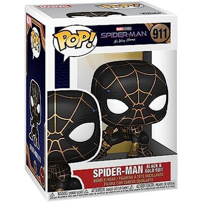 Funko POP! MARVEL: Spider-Man No Way Home Spider-Man Black & Gold Suit Funko POP! MARVEL: Spider-Man No Way Home Spider-Man Black & Gold Suit