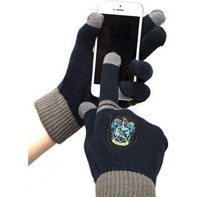 Cinereplicas Harry Potter Handschoenen Magisch touchscreen Officieel gelicentieerd Volwassenen Ravenklauw Blauw en grijs Cinereplicas Harry Potter Handschoenen Magisch touchscreen Officieel gelicentieerd Volwassenen Ravenklauw Blauw en grijs