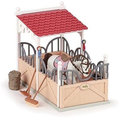 Papo -Paarden, veulens en pony's -Box en accessoires 60117-Voor kinderen Meisjes en jongens Vanaf 3 jaar Papo -Paarden, veulens en pony's -Box en accessoires 60117-Voor kinderen Meisjes en jongens Vanaf 3 jaar