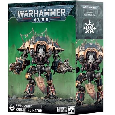 Games Workshop Warhammer 40.000 Chaos Knights: Chaos Knight Ruinator (Desecrator/Saccager/Abominant) Games Workshop Warhammer 40.000 Chaos Knights: Chaos Knight Ruinator (Desecrator/Saccager/Abominant)