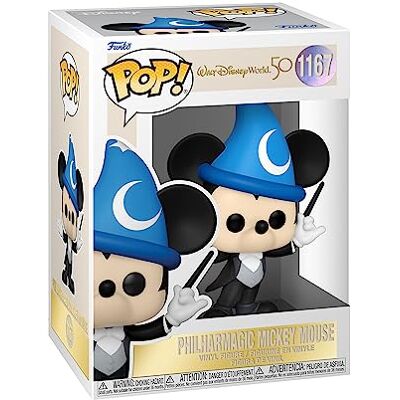 Funko Pop! Disney: WDW50- Philharmagic Mickey Mouse Disney World 50-jarig jubileum vinyl figuur om te verzamelen cadeau-idee officiële merchandise speelgoed voor kinderen en volwassenen Funko Pop! Disney: WDW50- Philharmagic Mickey Mouse Disney World 50-jarig jubileum vinyl figuur om te verzamelen cadeau-idee officiële merchandise speelgoed voor kinderen en volwassenen