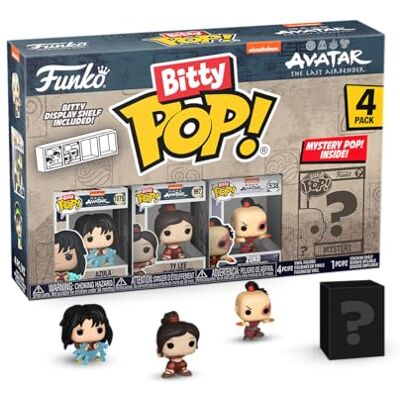Funko Bitty Pop! Avatar: The Last Airbender Azula With Lightning, Ty Lee, Zuko With Fire Daggers en een Mystery Minifiguur in Surprise 2.2 Cm De Last Airbender Verzamelbaar Funko Bitty Pop! Avatar: The Last Airbender Azula With Lightning, Ty Lee, Zuko With Fire Daggers en een Mystery Minifiguur in Surprise 2.2 Cm De Last Airbender Verzamelbaar