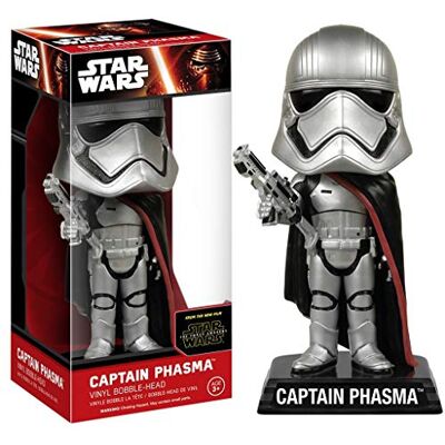 Star Wars 7 Wacky Wobbler Captain Phasma 16 cm: Figuur Star Wars 7 Wacky Wobbler Captain Phasma 16 cm: Figuur